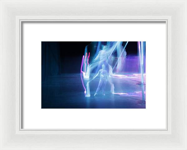 Lady in Lights - Framed Print