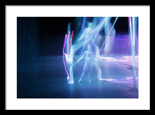 Lady in Lights - Framed Print
